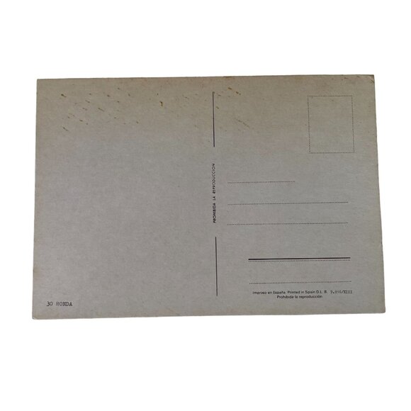 Vintage Impressions of Ronda Spain Cityscape Topographical Standard Postcard U - Picture 2 of 2